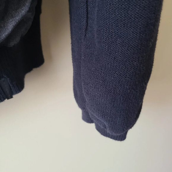 Calvin Klein Jeans Men's sweater sz.XL zip up gray/black (B) - Picture 4 of 12